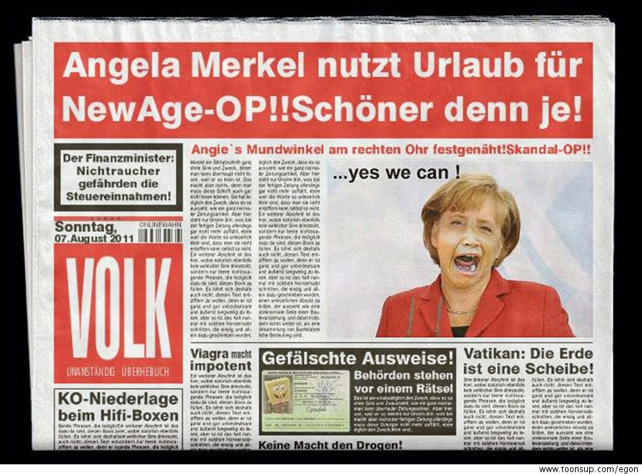 Other: NewAging OP der Bundeskanzlerin...Skandal OP 1