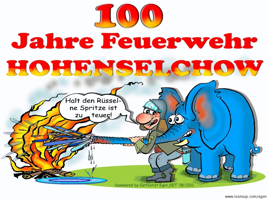 Cartoon: T-ShirtAufdruck-Entwurf zum Jubiläum 2