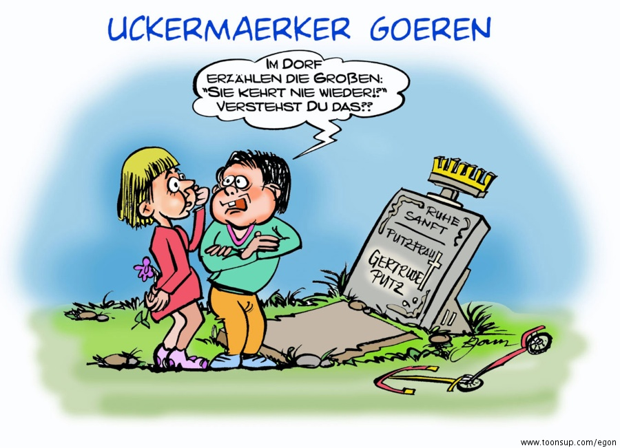 Cartoon: Uckermärker Gören2 1