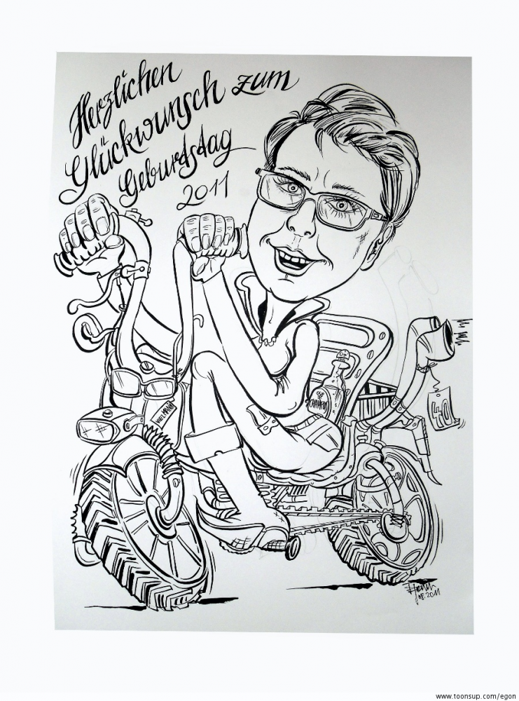 Illustration: Am Zeichentisch & Ergebniss 2