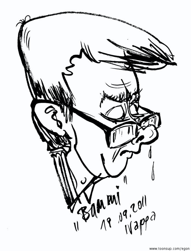 Cartoon: Kneipenmomentaufnahmen per Zeichenstift 1