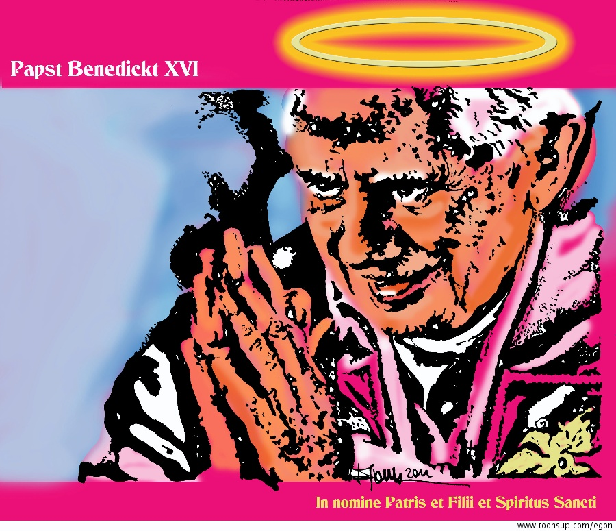 Concept Art / Character Design: Der Papst 1