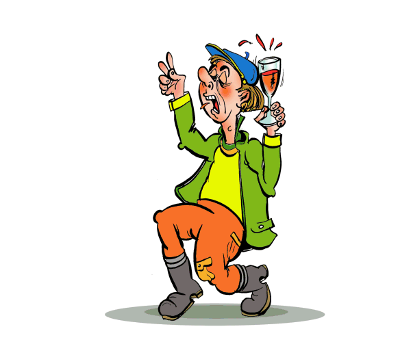 Cartoon: Der Lustige Zecher 1