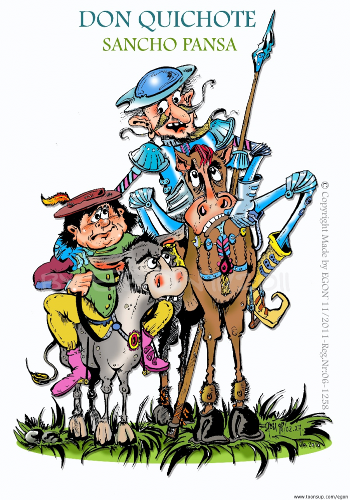 Illustration: Ältere Arbeit von 1998 neu aufgefrischt und coloriert... 1