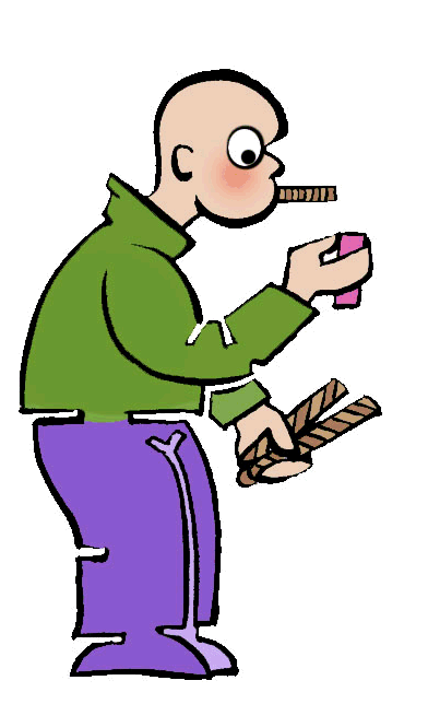 Cartoon: the Smoker 1