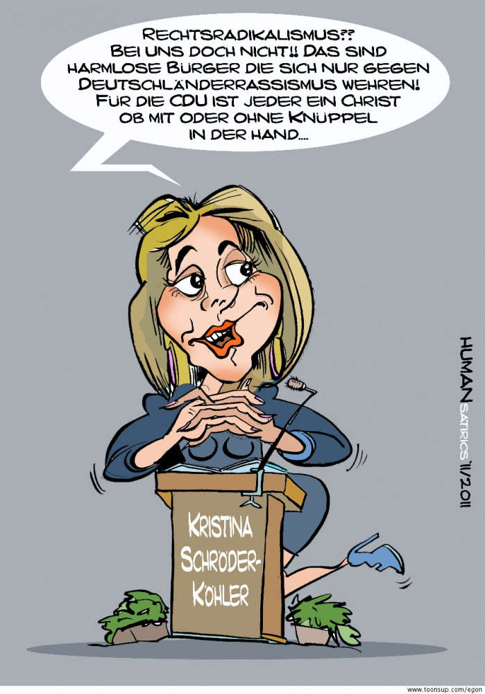 Cartoon: Schröders Kinderspielplatz im Bundestag... 1