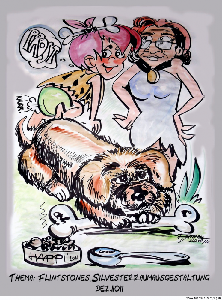 Illustration: Jabbbajabbadooo...flintstones das ist Kult!! 3
