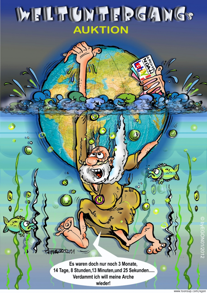 Cartoon: WELTuntergangsauktion 1