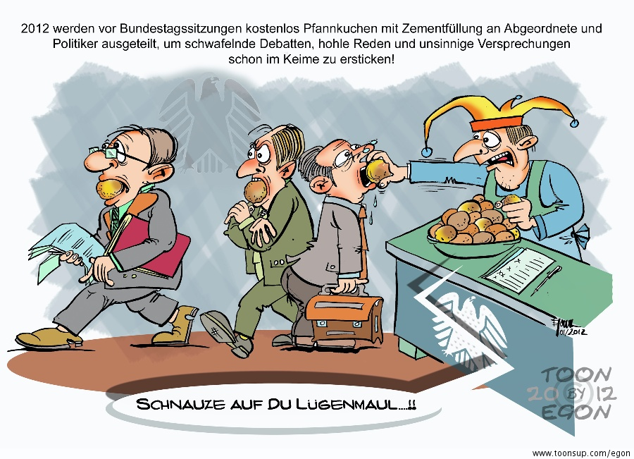 Cartoon: Pfannkuchen Kostenlos!! 3