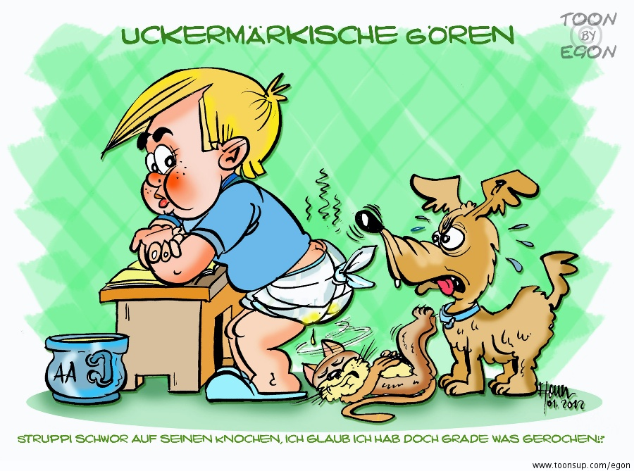 Cartoon: Uckermärkische Gören 01/2012 1