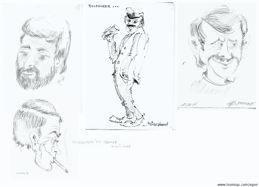 Illustration: Aus (M)einem ..Skizzenheft 1&2 2