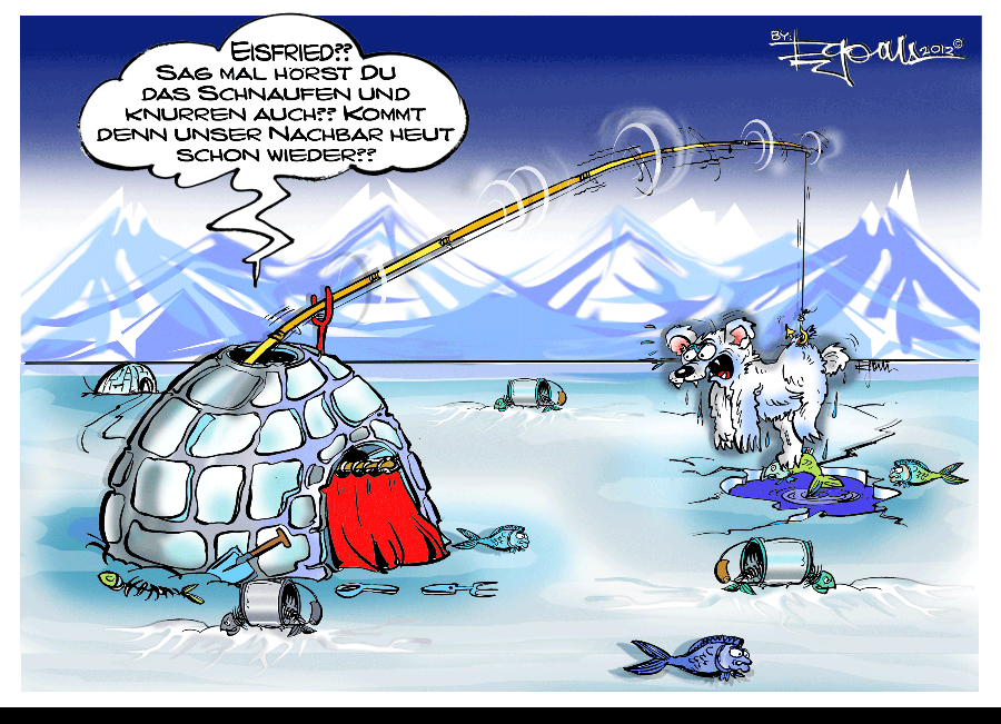 Cartoon: Eisangeln Num ero 7 1