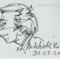 Momentscribble in Auerbach`s Keller,Leipzig