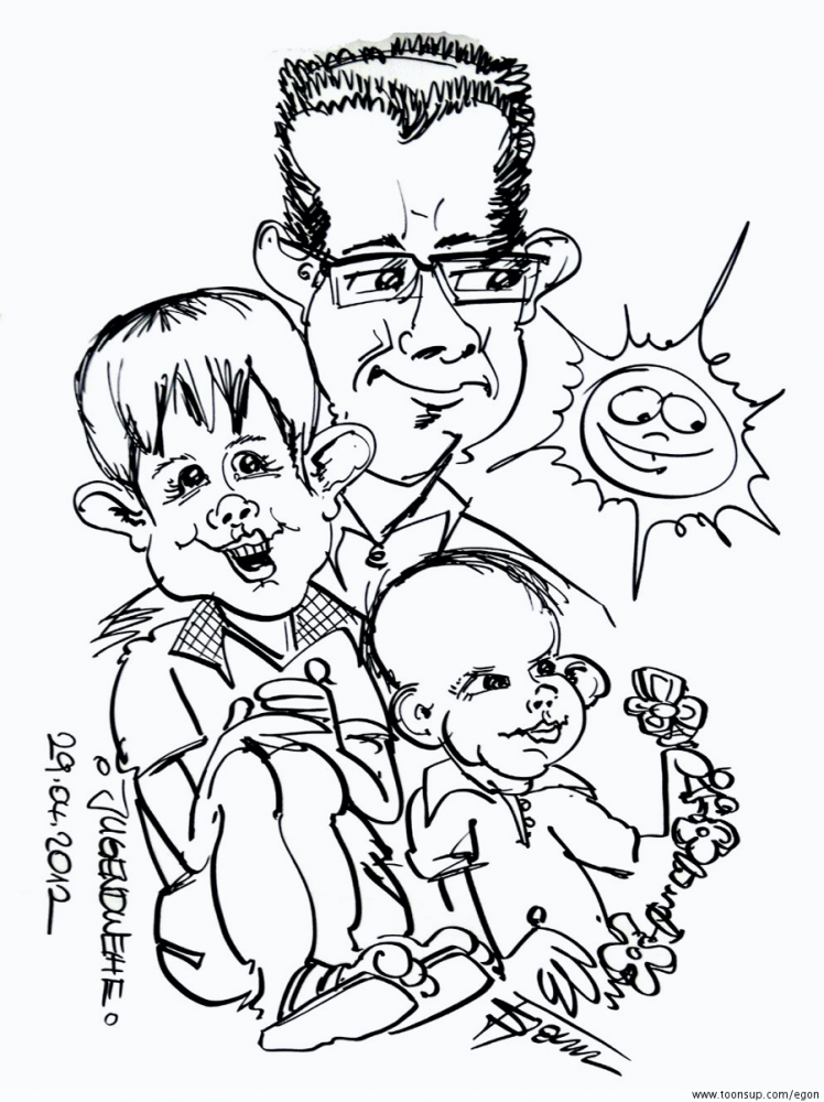 Illustration: 50.Geburtstag (Detail) 3
