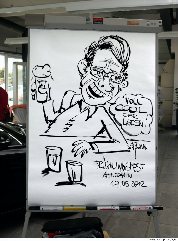 Cartoon: Arbeiten des letzten Events...S/W und am PC Nachcoloriert! 5