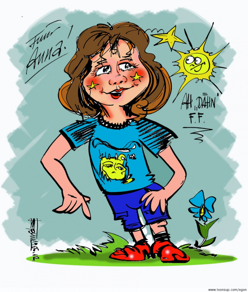 Cartoon: Arbeiten des letzten Events...S/W und am PC Nachcoloriert! 6