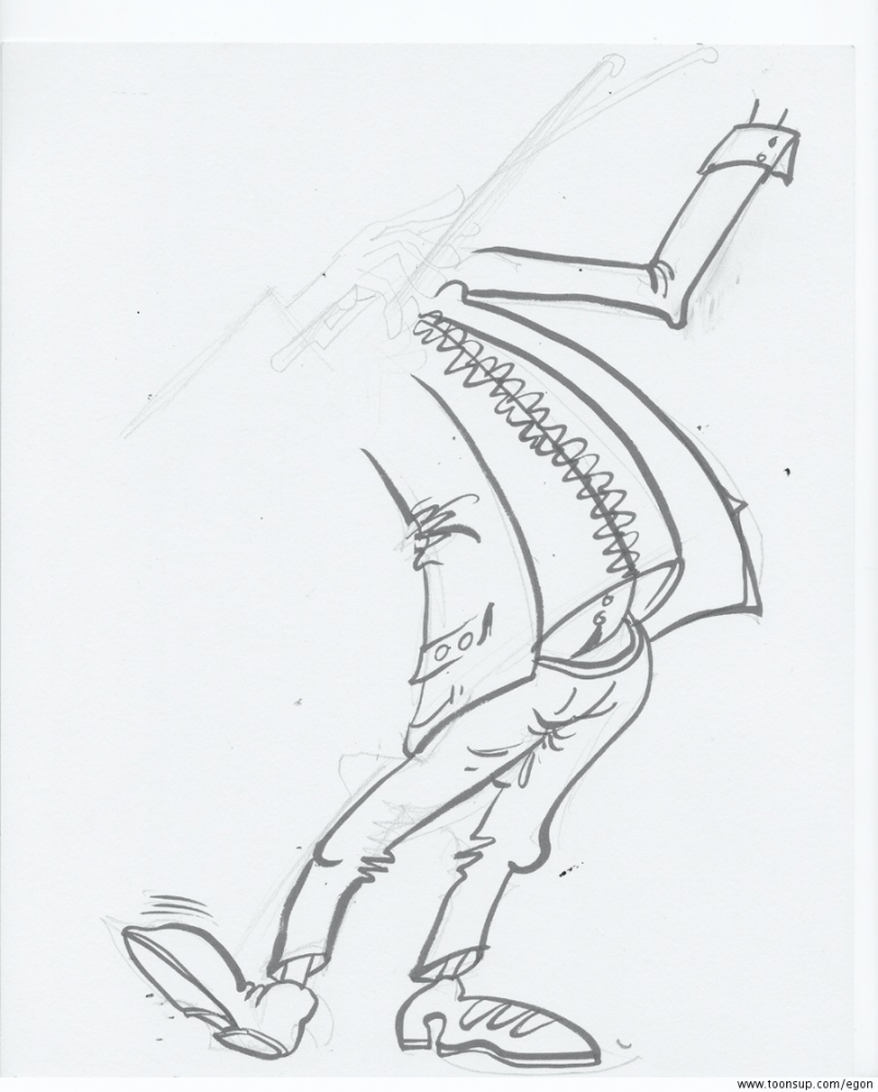 Cartoon: Entwurf,studien,Fertiger Toon...'Alte Schwedter Originale' 1