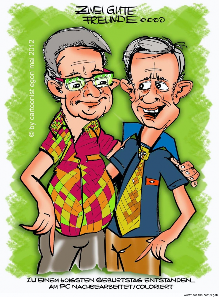 Concept Art / Character Design: 60igster Geburtstag,Diverse Arbeiten 3