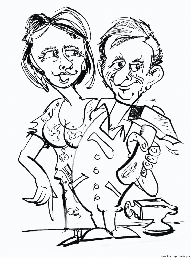 Concept Art / Character Design: 60igster Geburtstag,Diverse Arbeiten 6