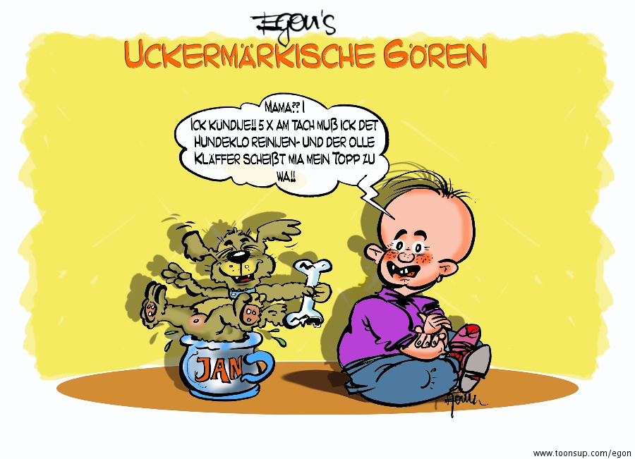 Cartoon: Egon`s Uckermärkische Gören 1