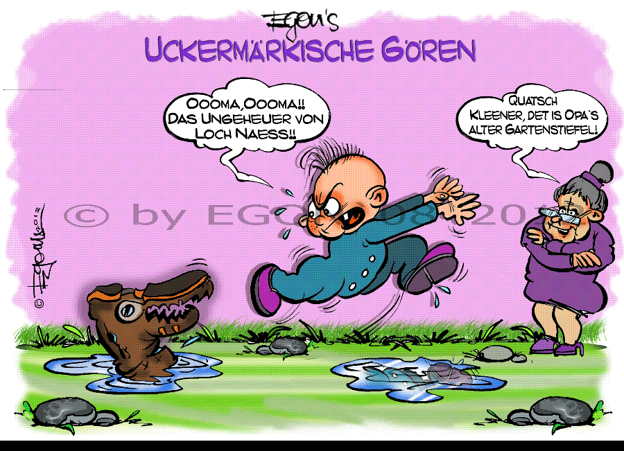 Cartoon: Cartoonserie'Uckermärker Gören' 1