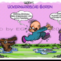 Cartoonserie'Uckermärker Gören'