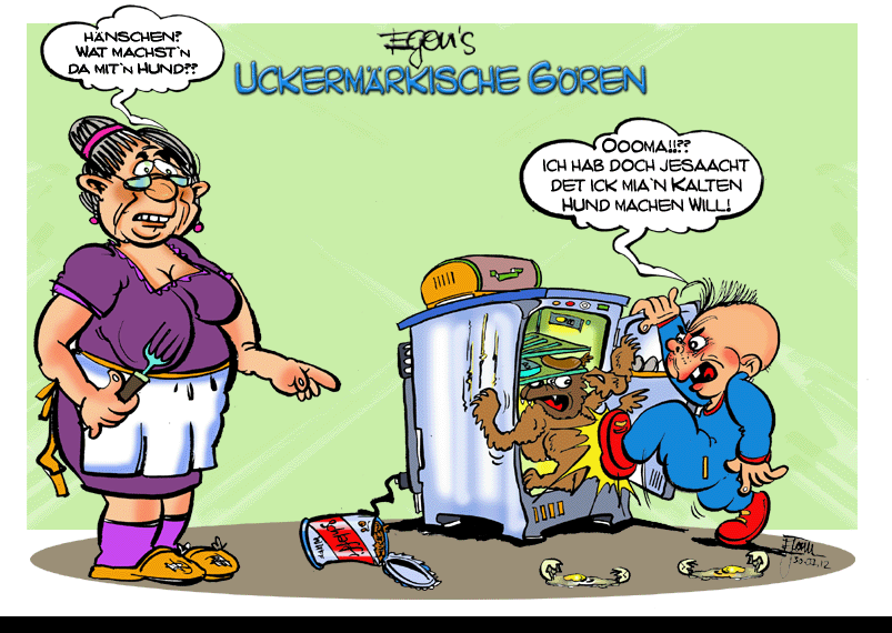 Cartoon: Uckermärkische Gören (Serie) 1