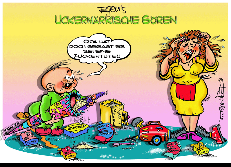 Cartoon: Uckermärkische Gören (Serie) 1