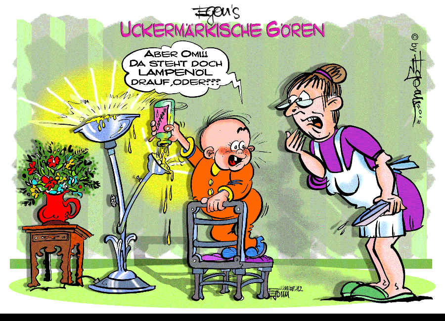 Cartoon: Egon`s Uckermärkische Gören 1