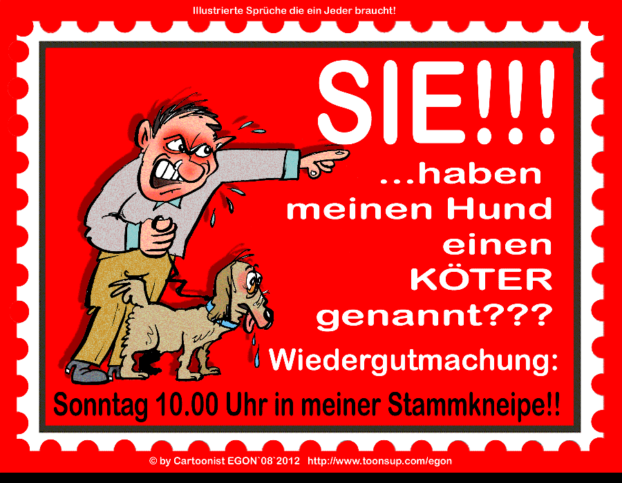 Concept Art / Character Design: Schilder & Sprüche (Illustriert) 6