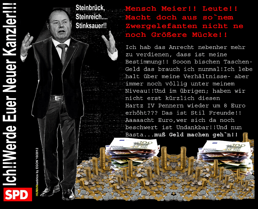 Cartoon: Der Geldgierige MöchteGernBundeskanzler!!! 1