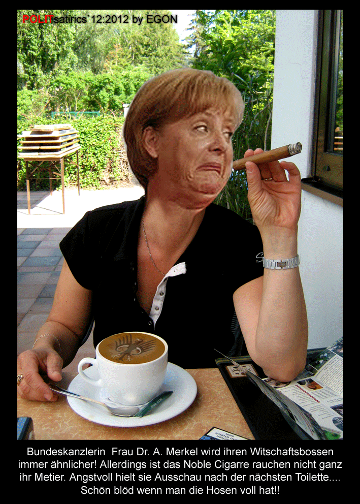 Concept Art / Character Design: CigarLounge Bundestag 1