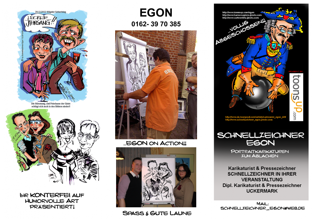 Concept Art / Character Design: Poster und Flyergestaltung (Eigenwerbung) 2