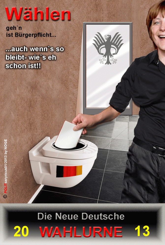 Concept Art / Character Design: Wahlvorausschau 2013 1