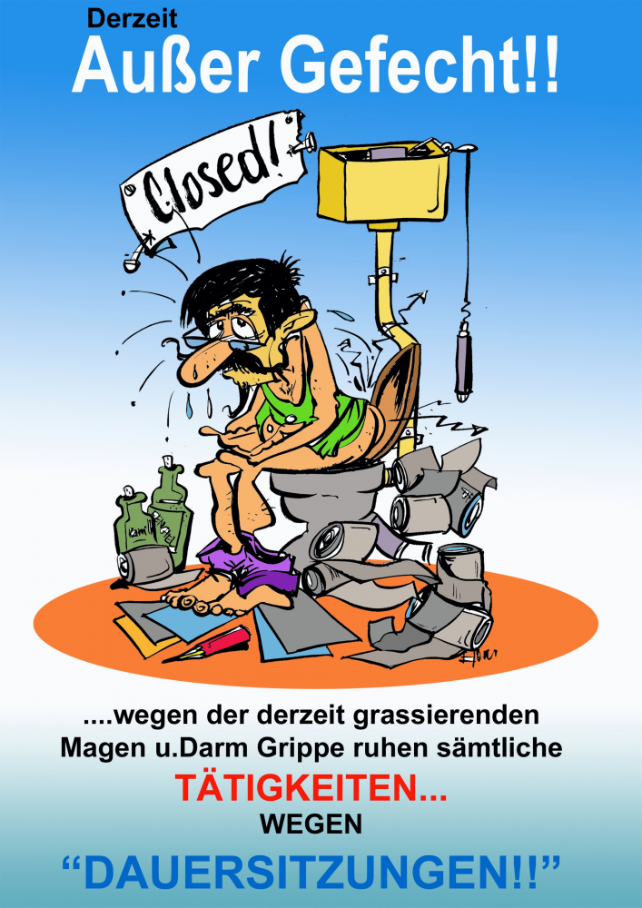 Cartoon: Außer Gefecht 1