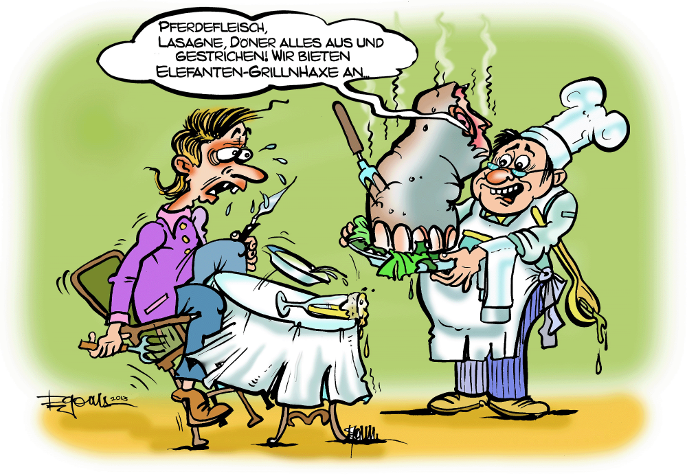 Illustration: Pferd ist aus.... 1