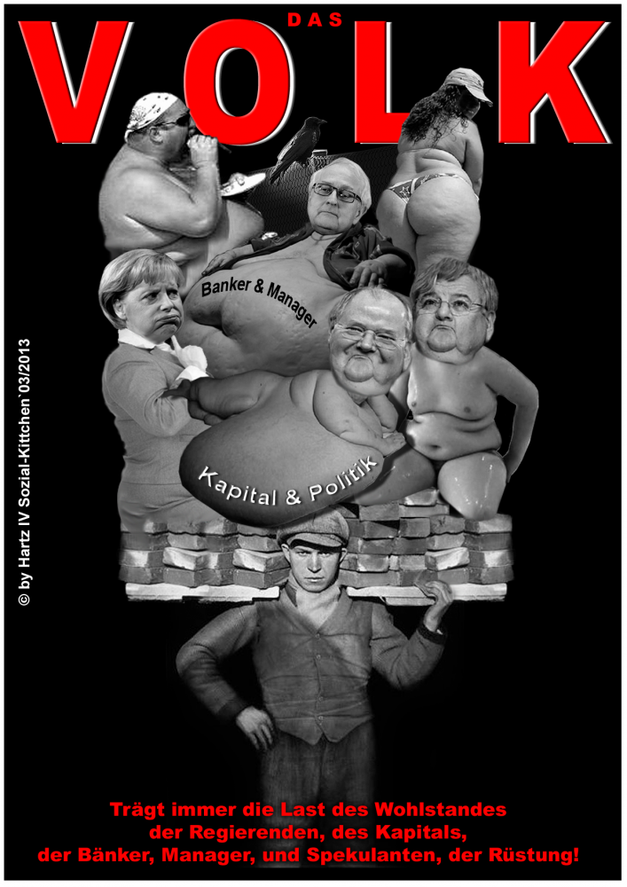 Concept Art / Character Design: Politbarometer Nr 5 ('Hartz IV-Satire-Küche') 4
