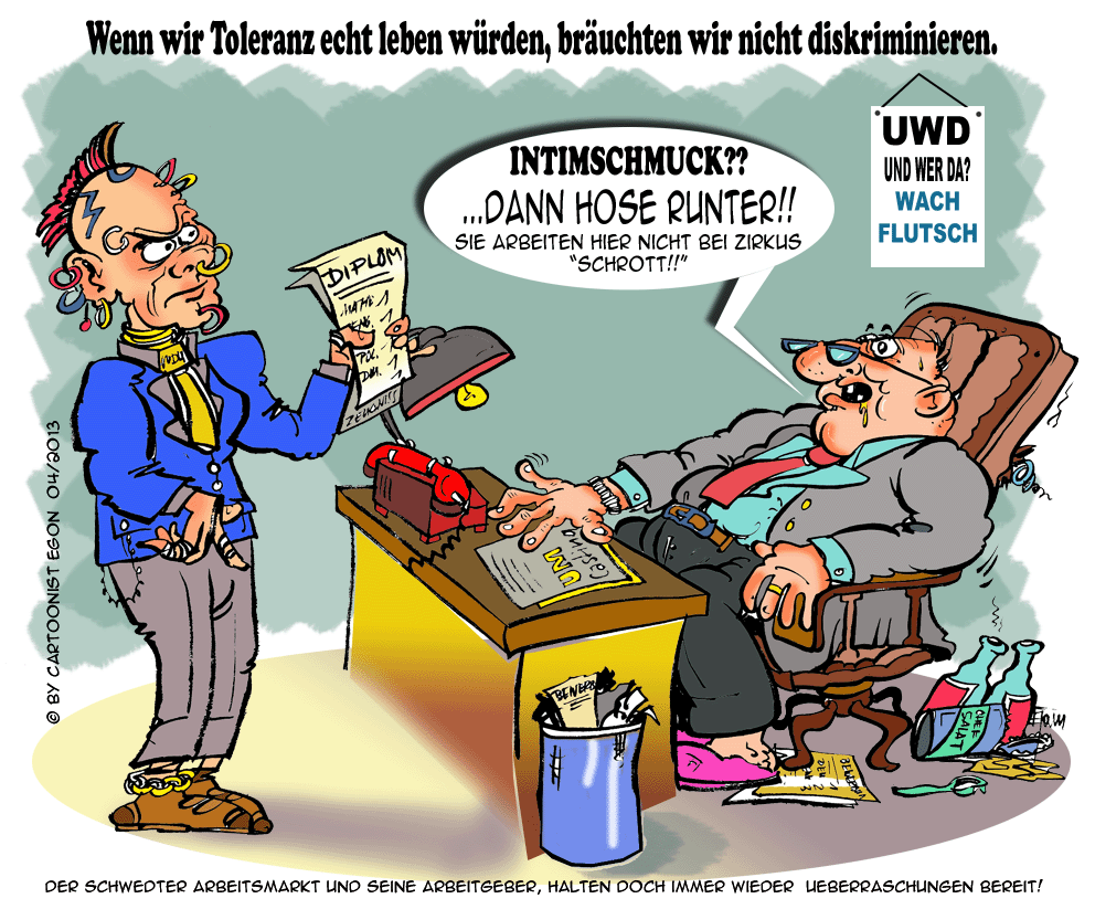 Animation: Mc Schrott bittet um Anstellung 1
