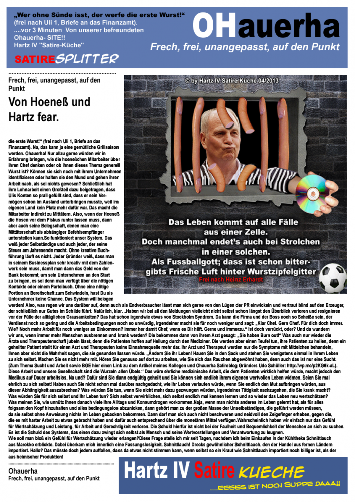 Comic: OHauerha,SatireMagazin & Polittbarometer Mai 2013 (3) 2