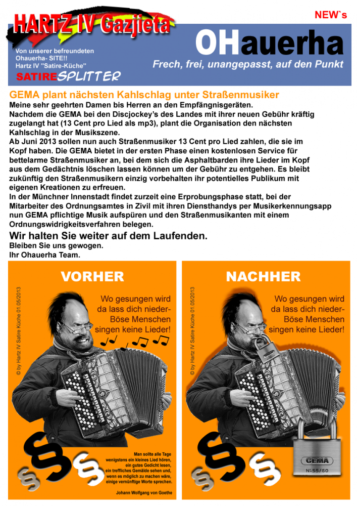 Comic: OHauerha,SatireMagazin & Polittbarometer Mai 2013 (3) 6