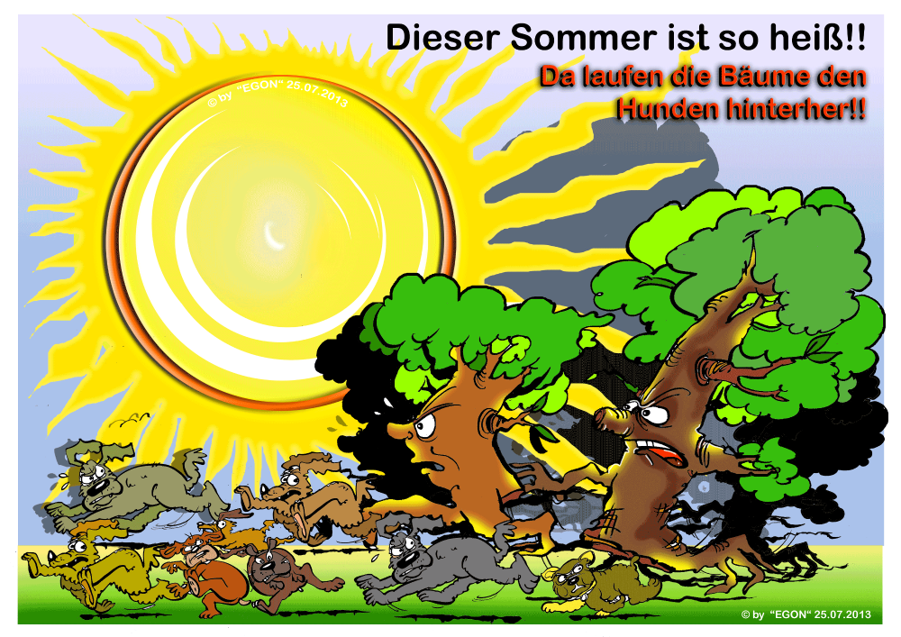 Cartoon: Sommerfeeling 1