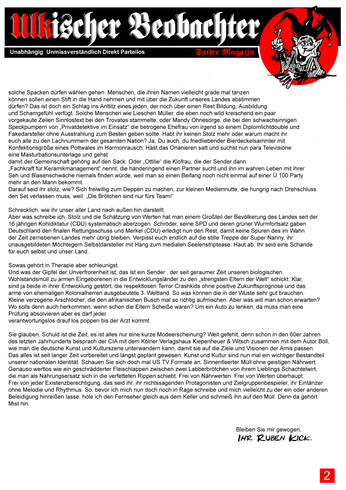 Illustration: ULKischer Beobachter(Satireblatt)Illustrationen& Vignetten 5