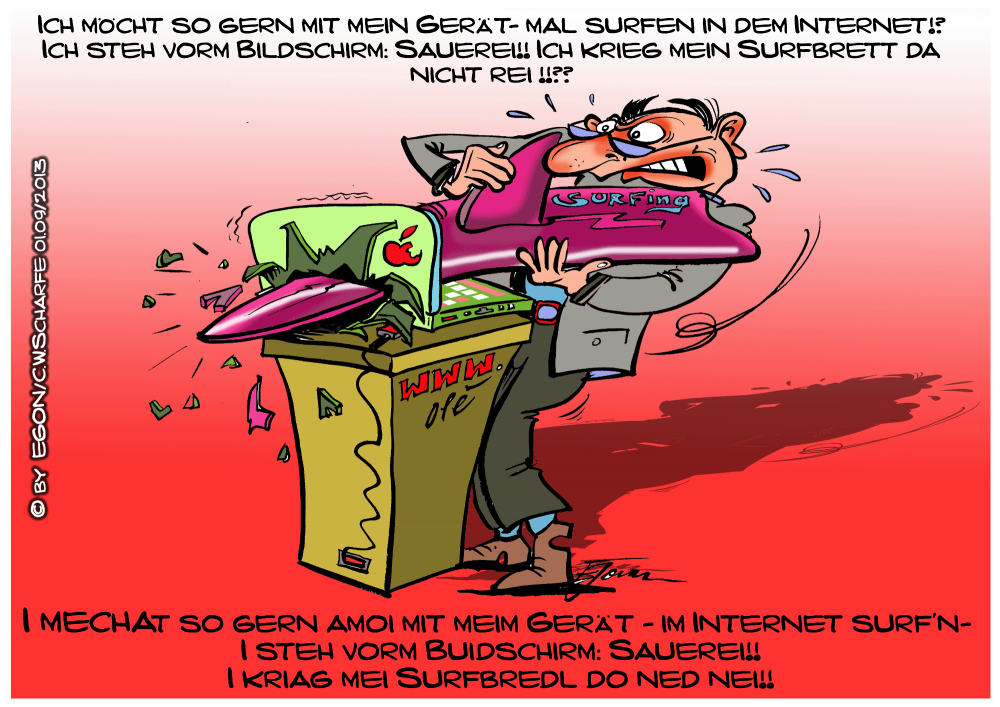 Cartoon: 2.Variante WWW 1