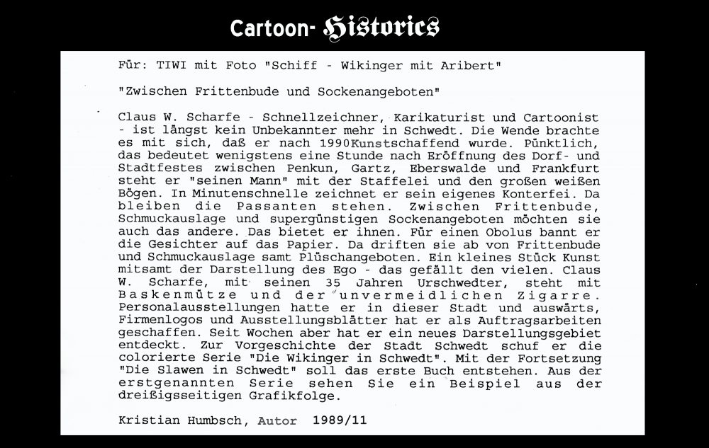 Karrikatur: ARCHIVarbeiten ca.1981 (u 1989) Bleistiftskizzen;Personen 7