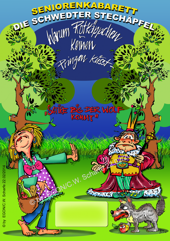 Illustration: Poster/Plakat für unser senioren KABARETT 2014 2