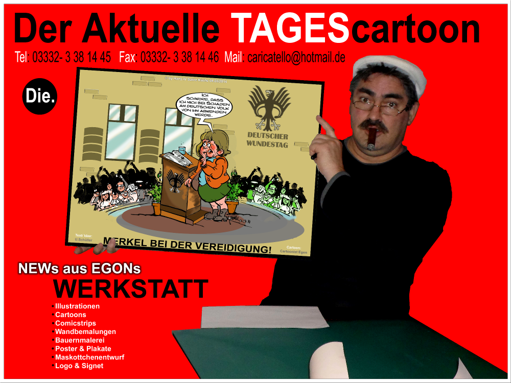 Cartoon: https://www.facebook.com/HartzIVSatireKuche?ref=hl# 1