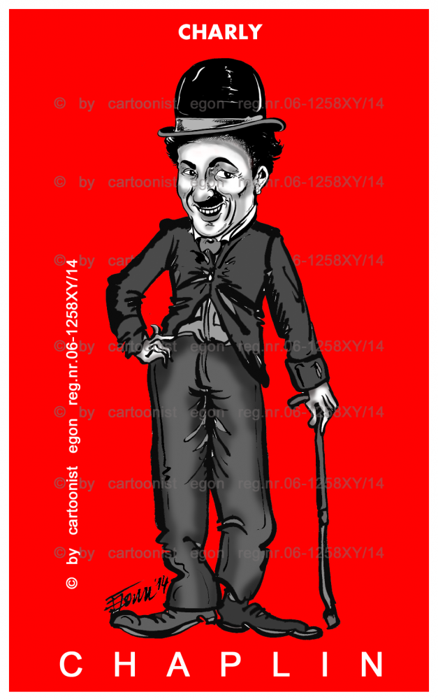 Illustration: Charly Chaplin 1