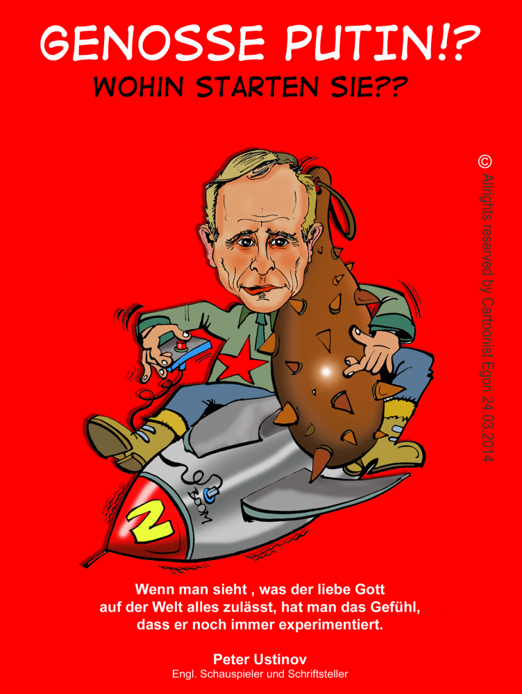 Illustration: PUTINS POLITISCHER HÖHENFLUG 1