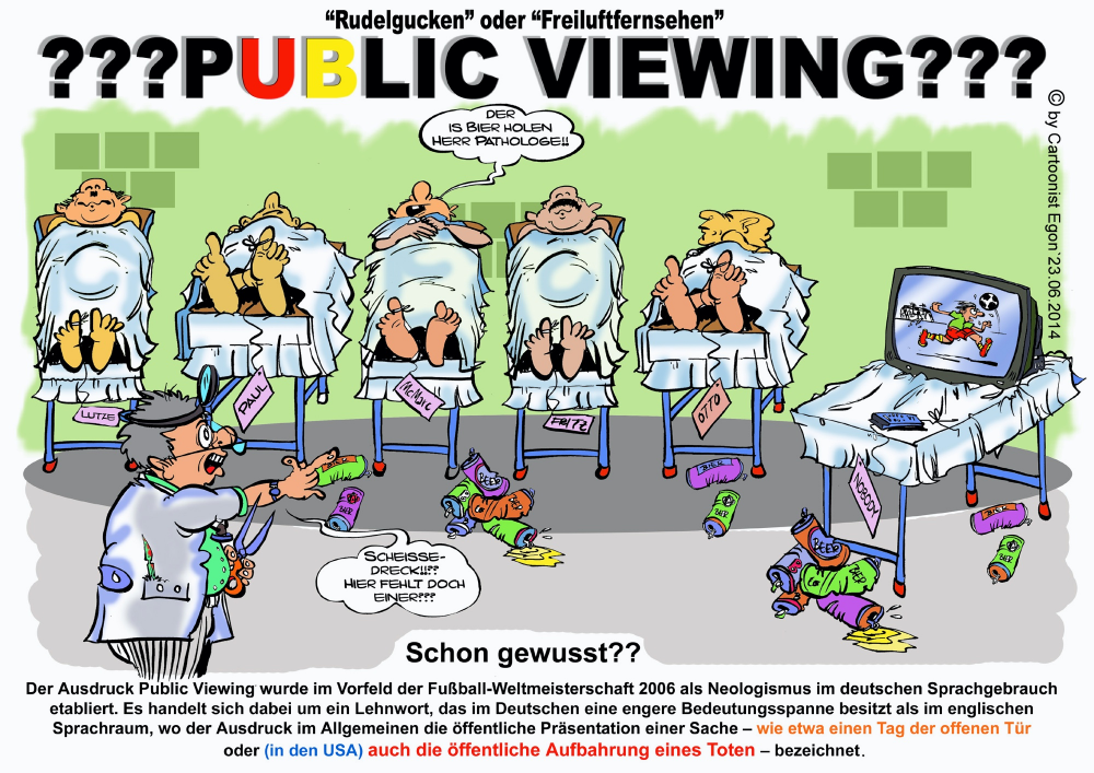Cartoon: PUBLIC Viewing (Aufklärung) 1