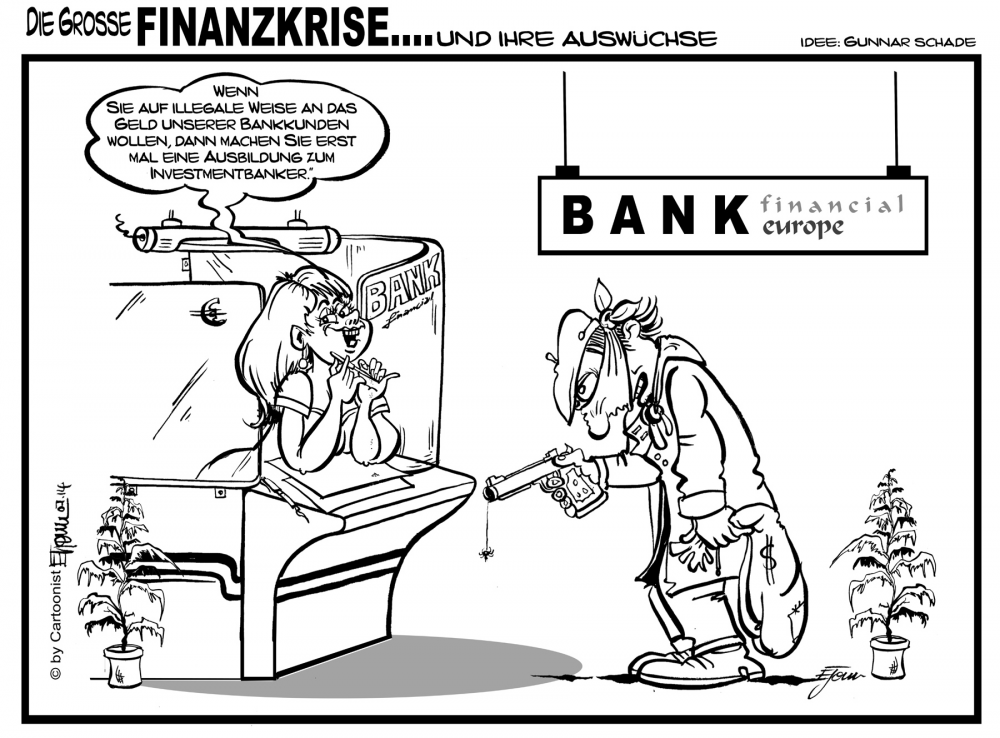 Cartoon: Variante 2 in Colo/s/w;grau (Auftragsarbeit) 1